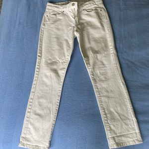 Tommy Hilfiger White Modern Crop Pants